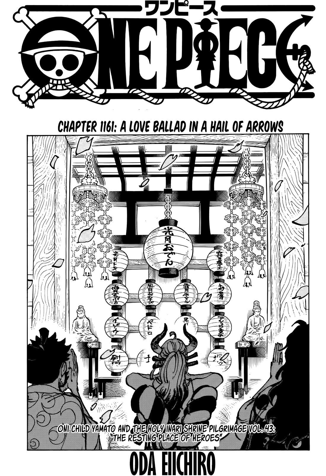 One Piece Chapter 1161 - Page 3 in English