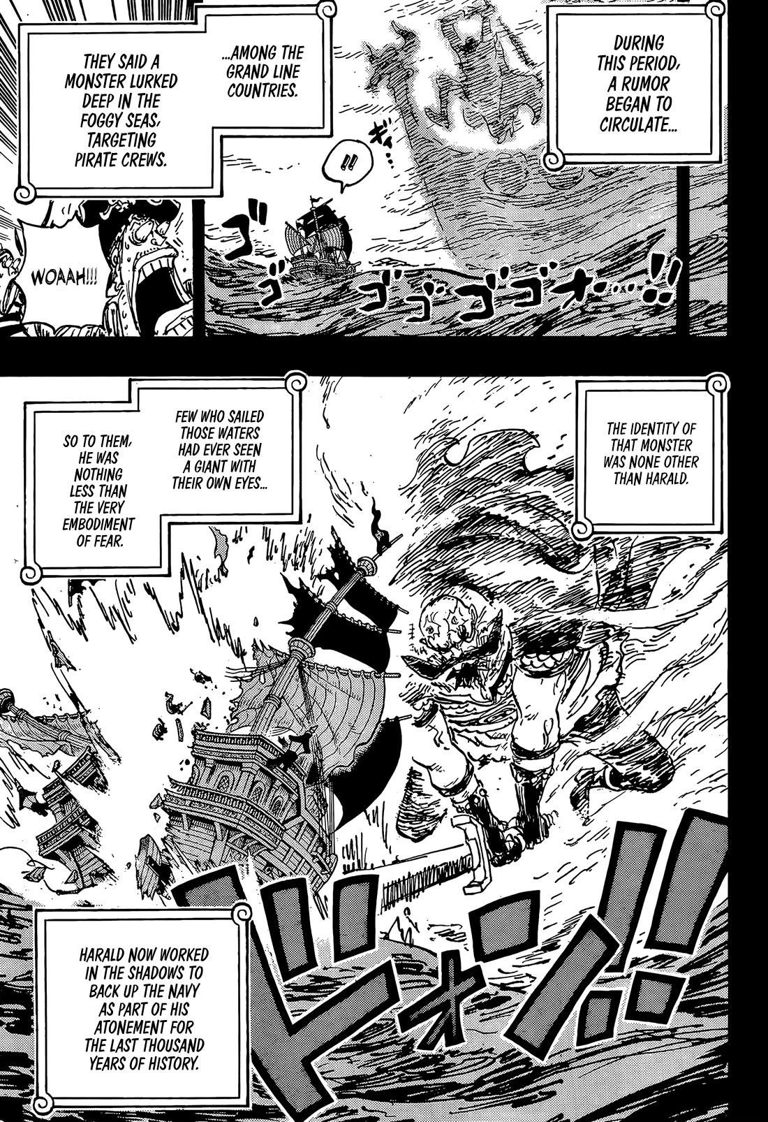 One Piece Chapter 1167 - Page 4 in English