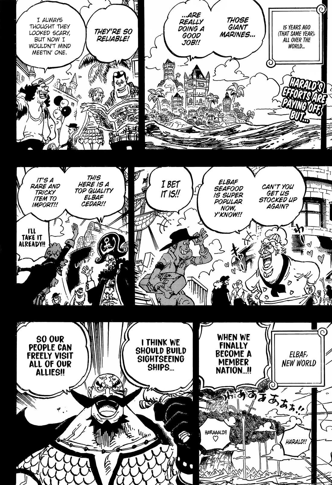 One Piece Chapter 1168 - Page 3 in English