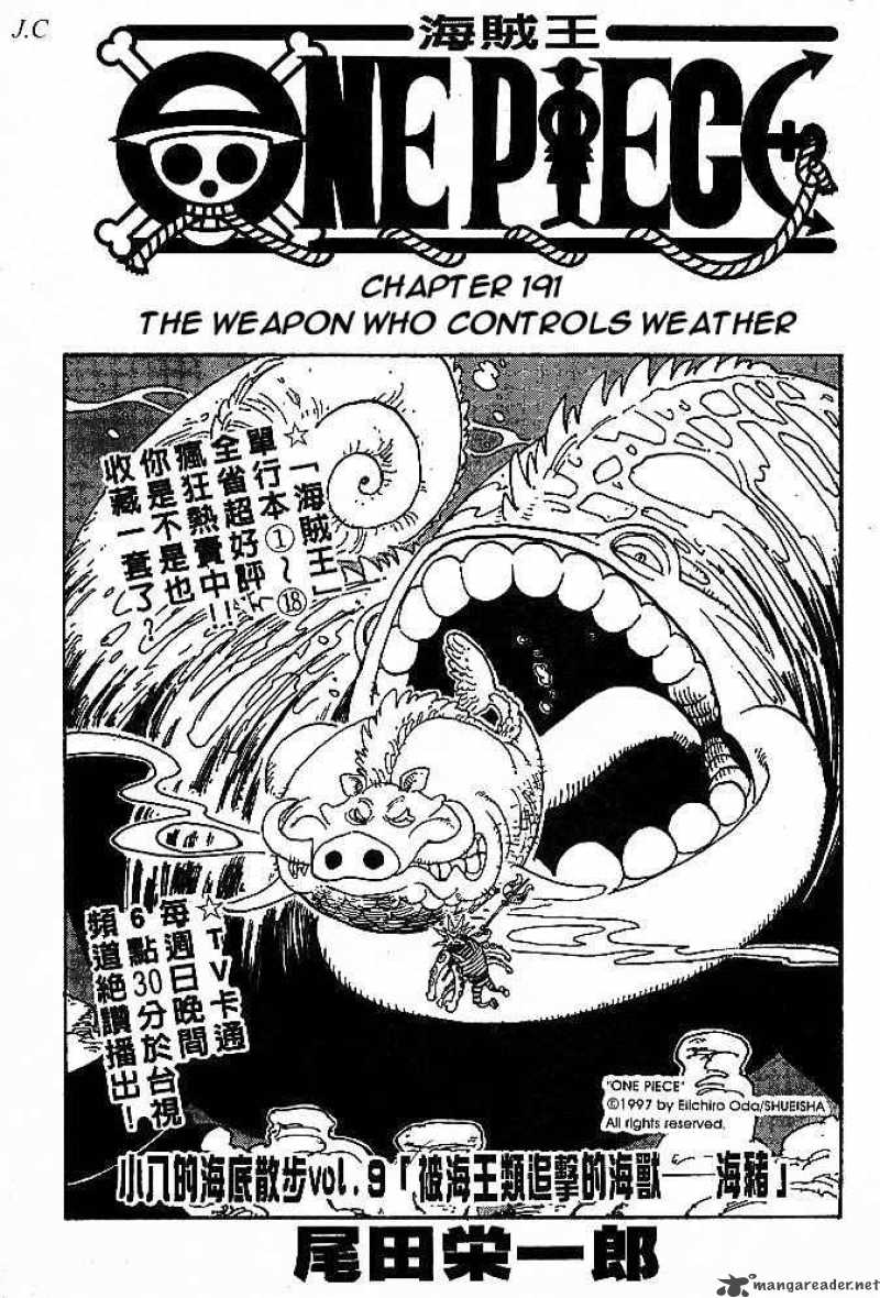 One Piece Chapter 191 - Page 19 in English