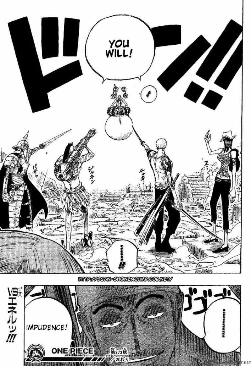 One Piece Chapter 273 - Page 18 in English