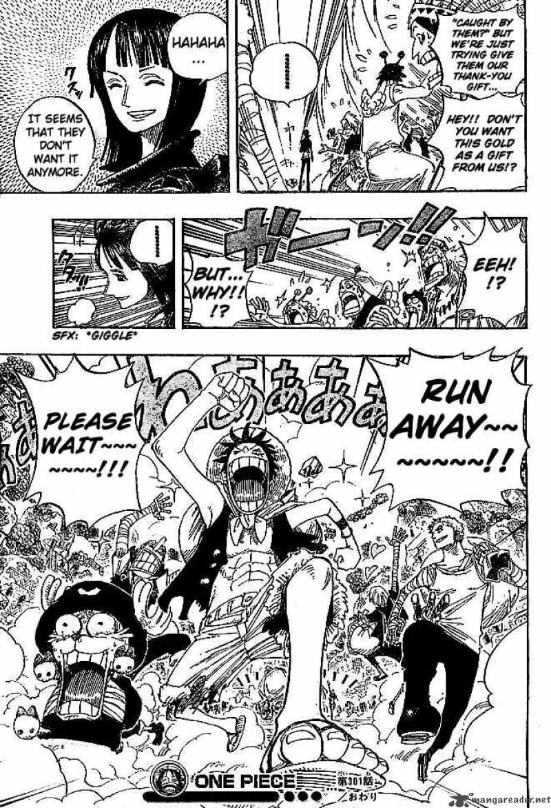 One Piece Chapter 301 - Page 19 in English