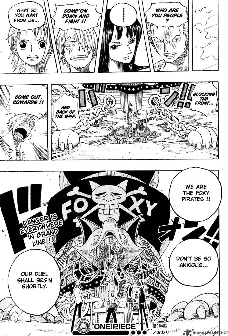 One Piece Chapter 304 - Page 19 in English