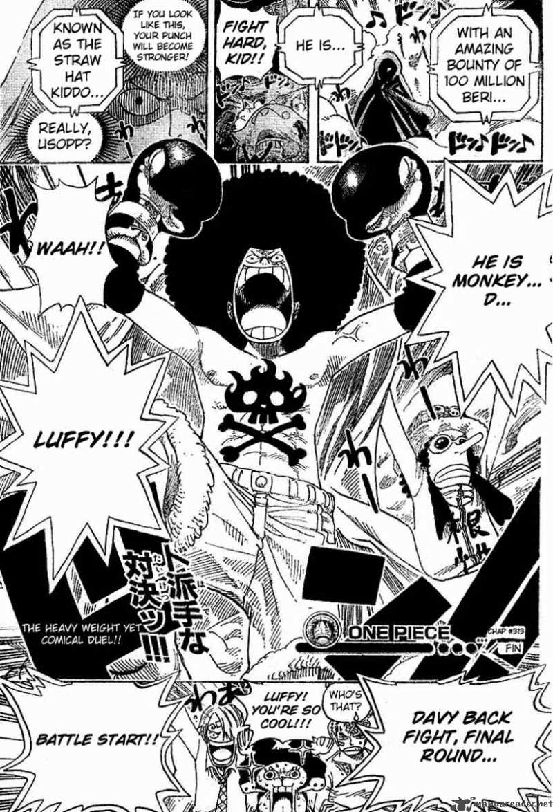 One Piece Chapter 313 - Page 19 in English