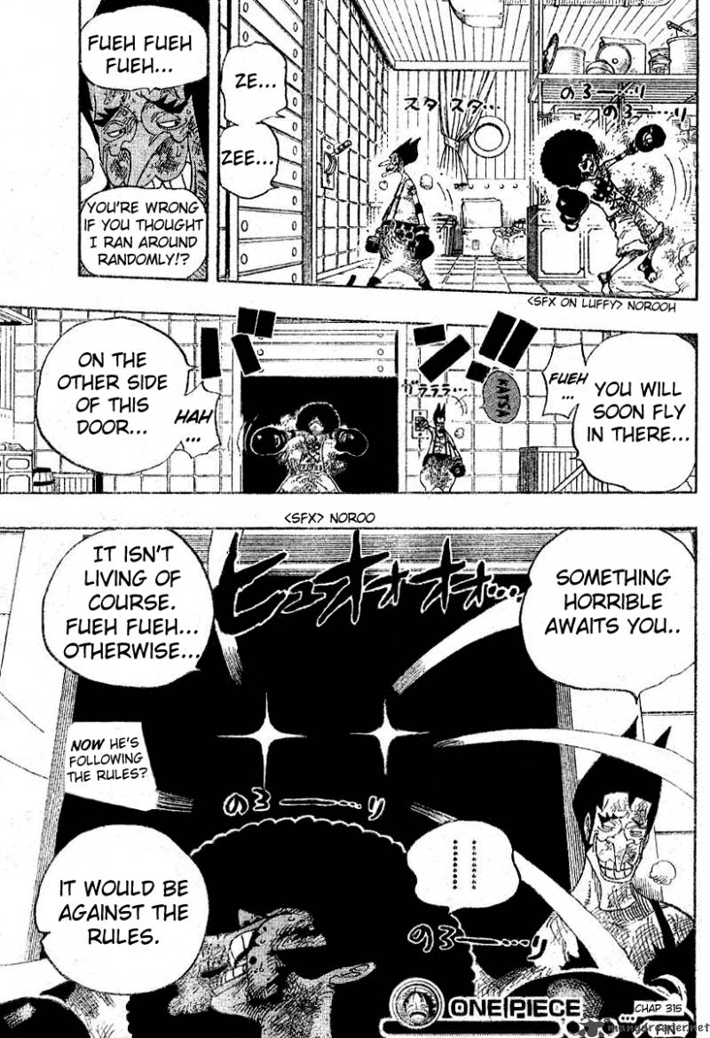 One Piece Chapter 315 - Page 19 in English