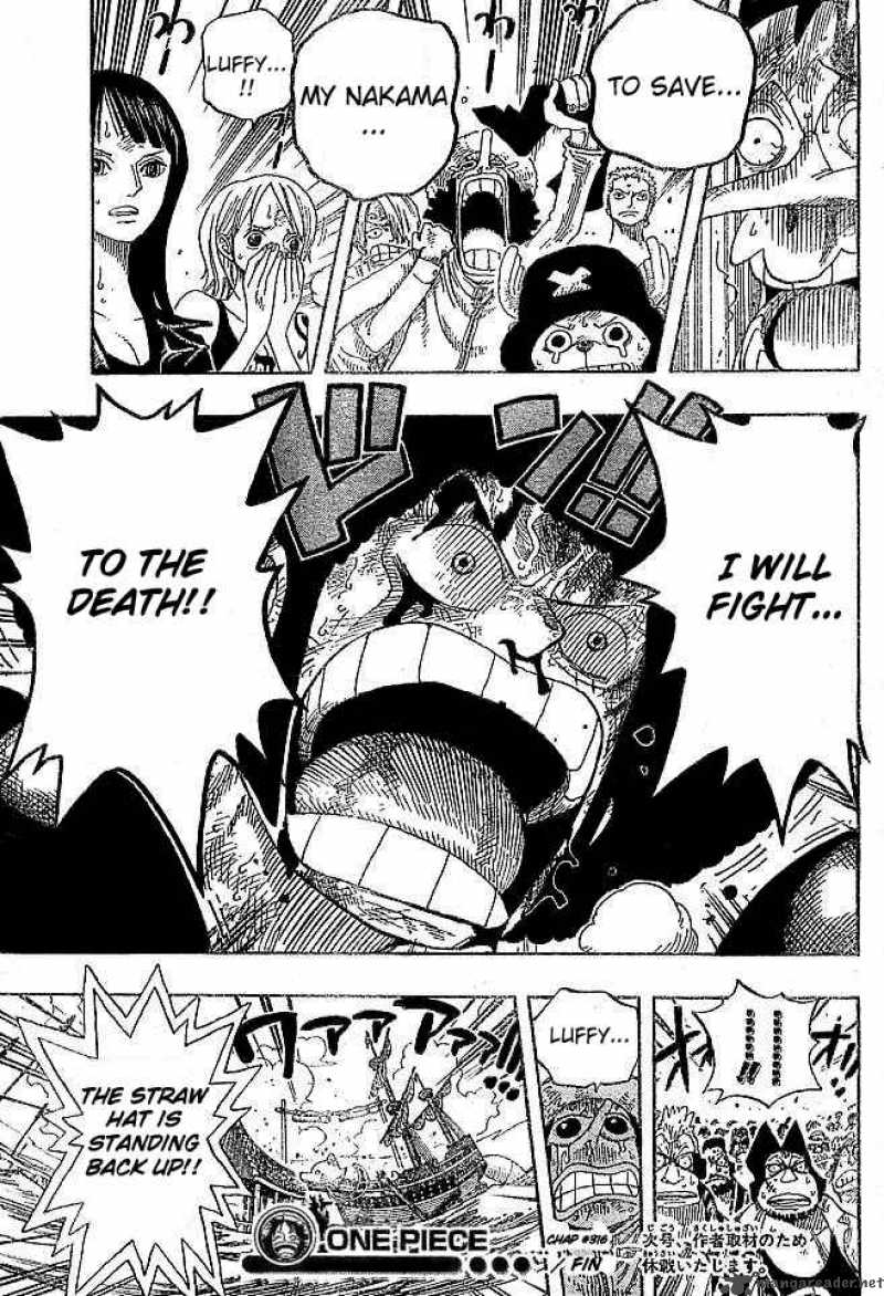 One Piece Chapter 316 - Page 19 in English