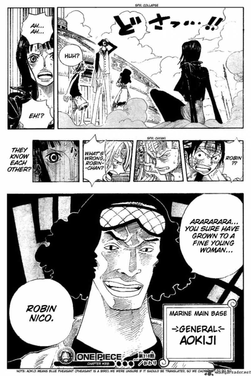 One Piece Chapter 318 - Page 19 in English