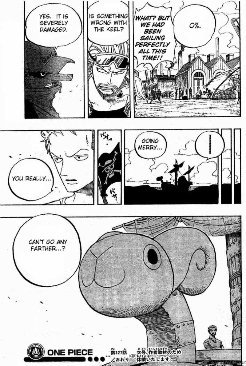One Piece Chapter 327 - Page 19 in English