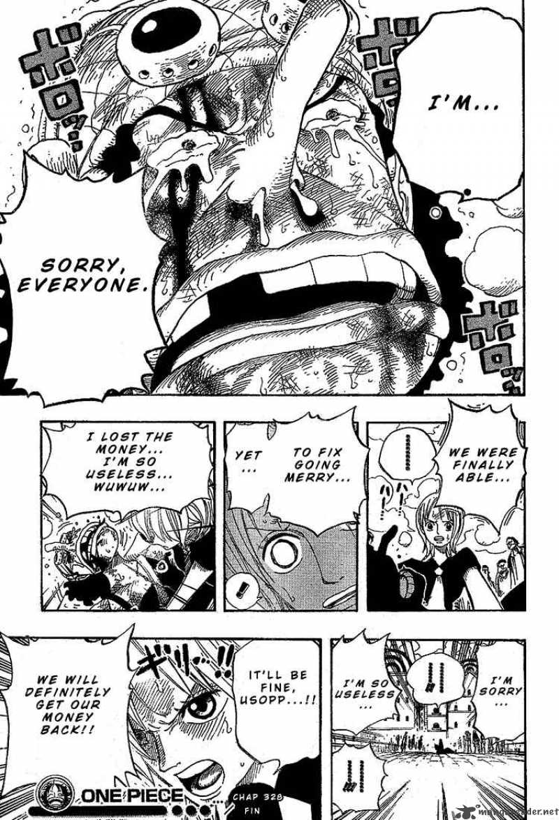 One Piece Chapter 328 - Page 19 in English