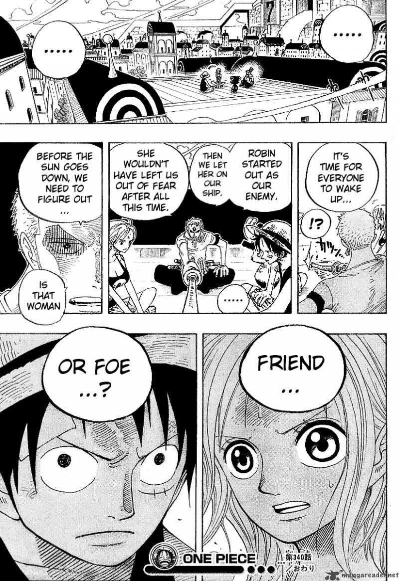 One Piece Chapter 340 - Page 19 in English