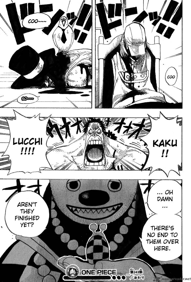 One Piece Chapter 343 - Page 19 in English