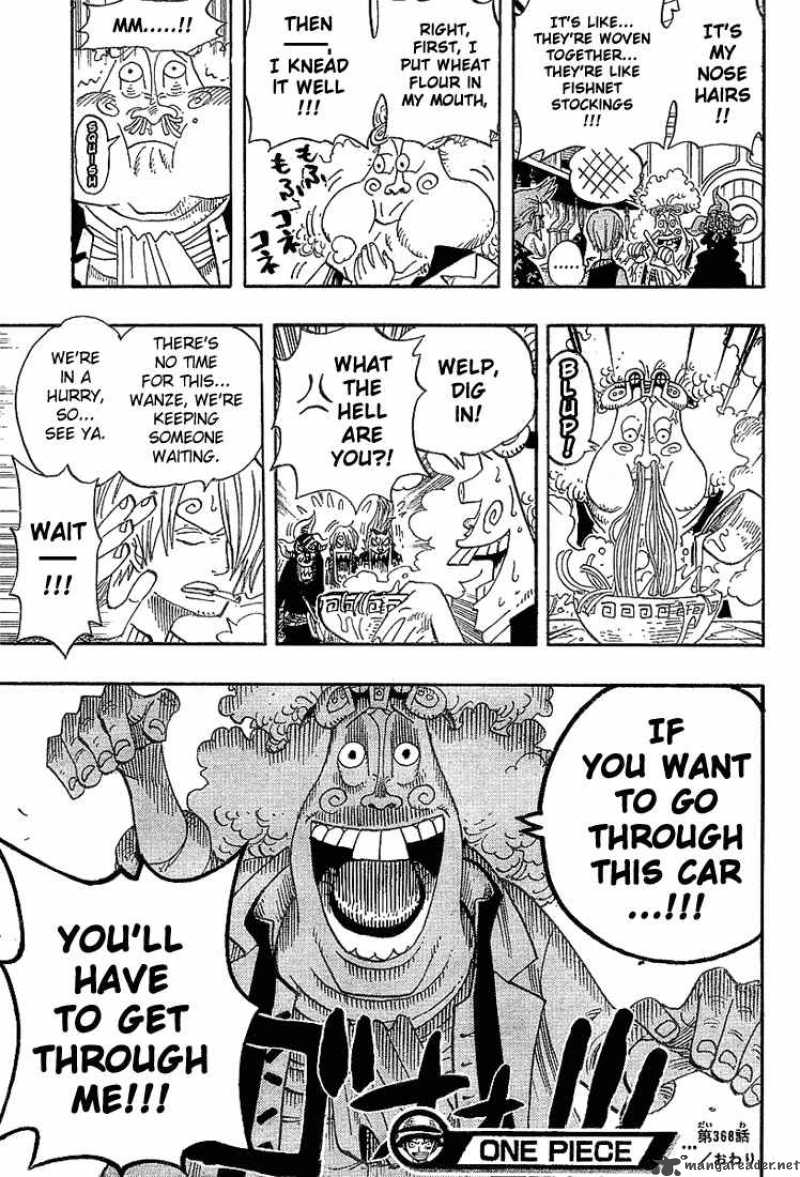 One Piece Chapter 368 - Page 20 in English