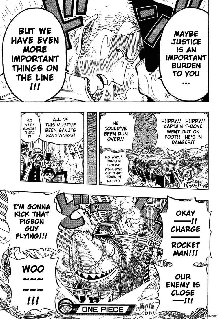 One Piece Chapter 371 - Page 17 in English