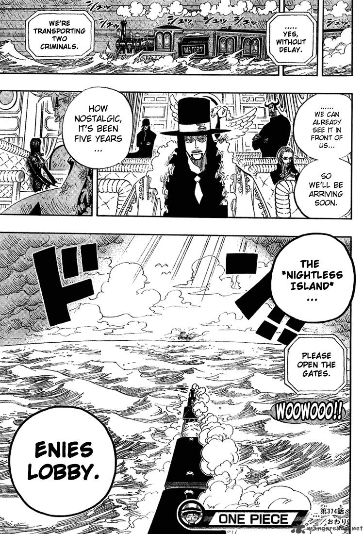 One Piece Chapter 374 - Page 19 in English