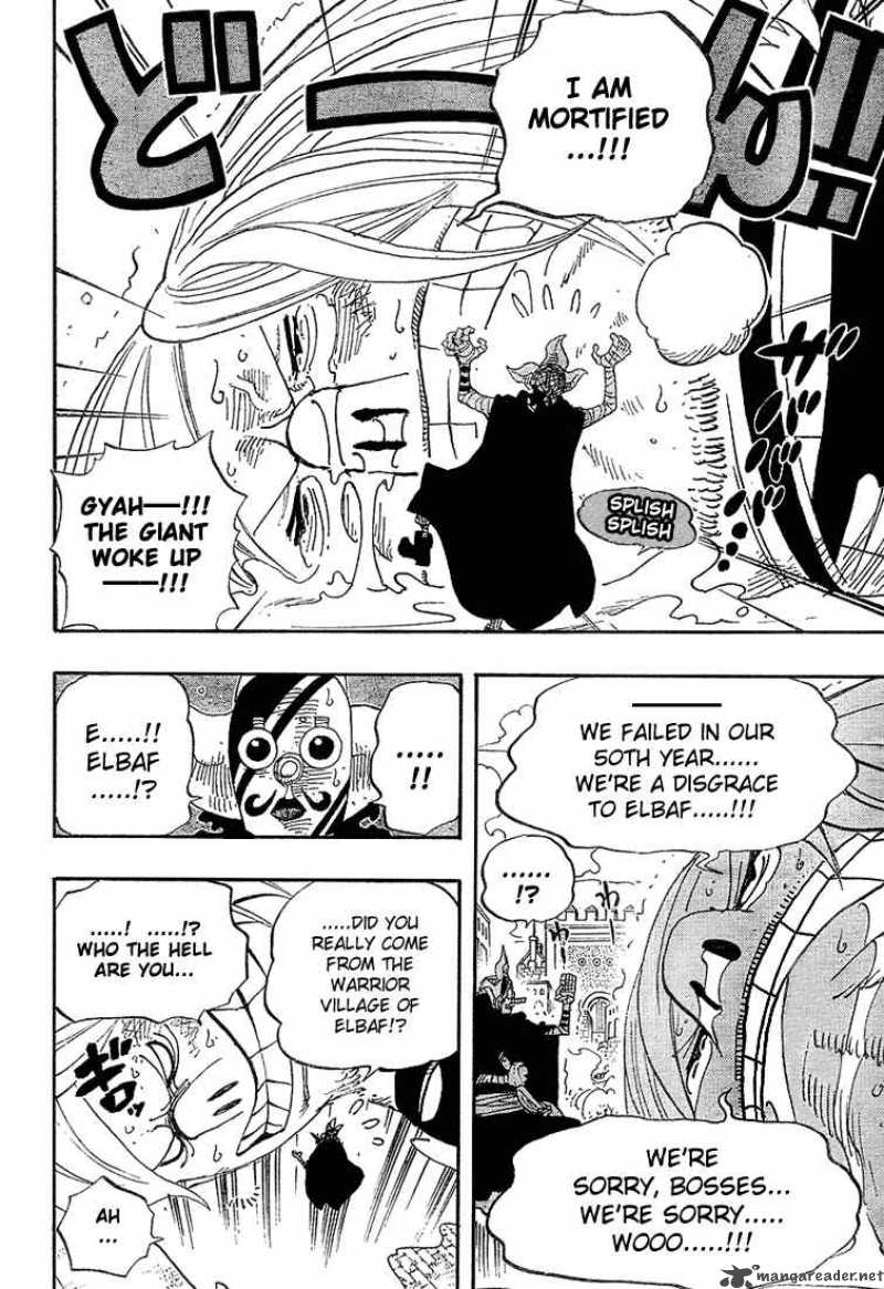 One Piece Chapter 384 - Page 4 in English