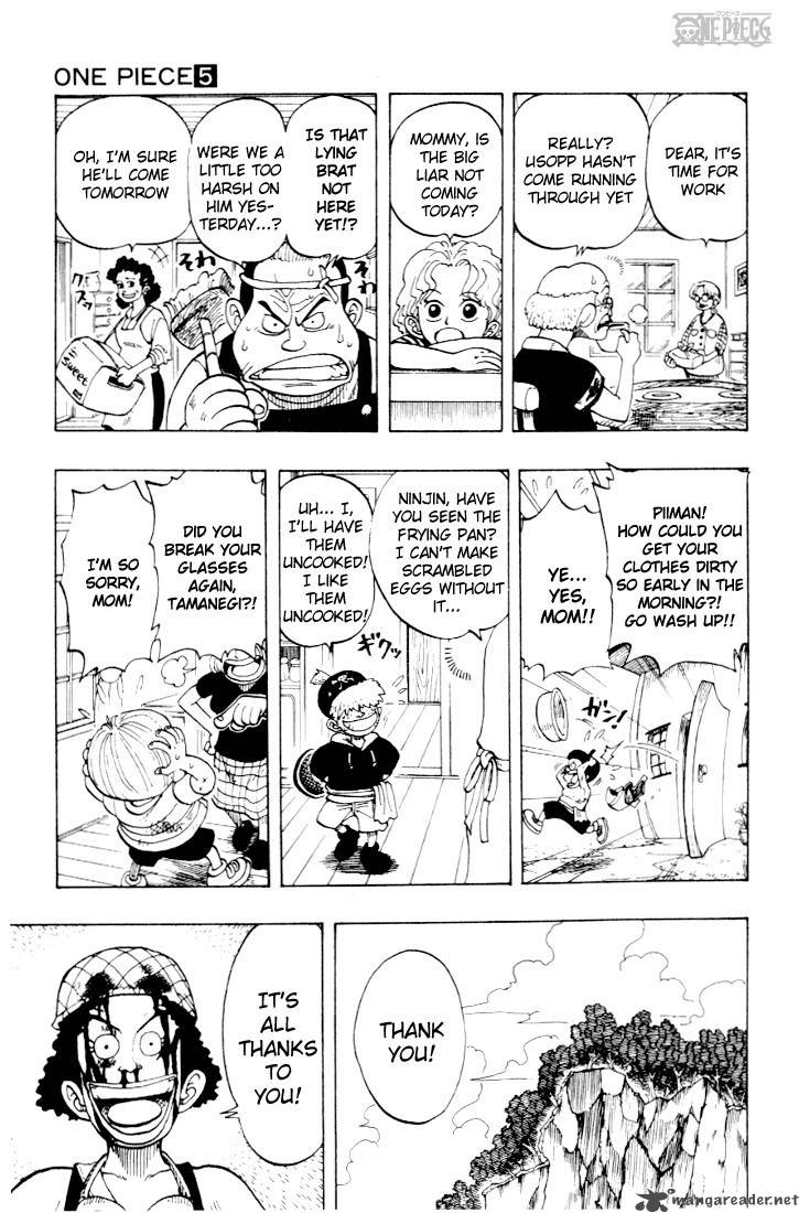 One Piece Chapter 40 - Page 11 in English