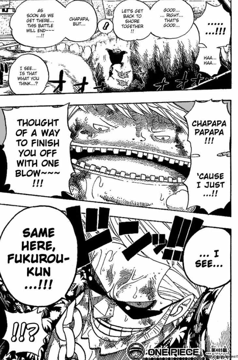 One Piece Chapter 405 - Page 18 in English