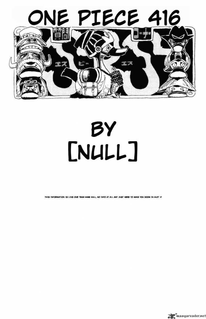 One Piece Chapter 416 - Page 20 in English