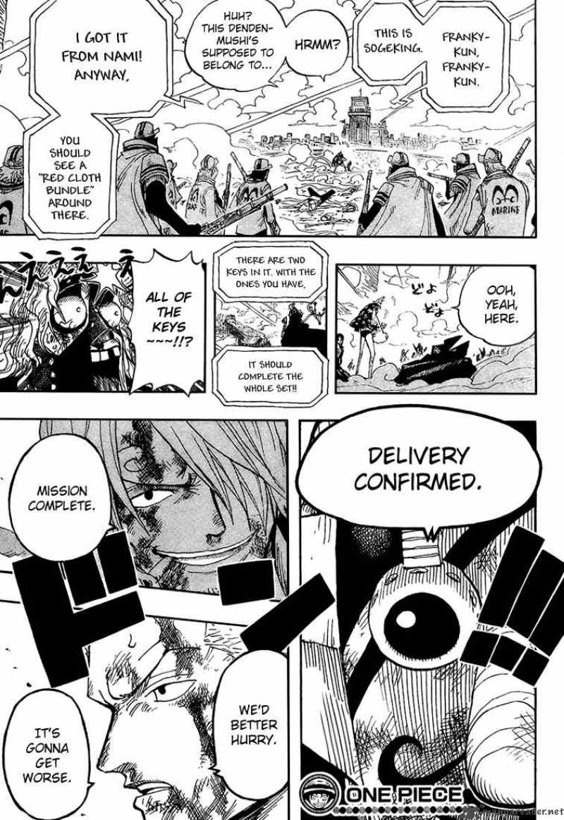 One Piece Chapter 419 - Page 17 in English