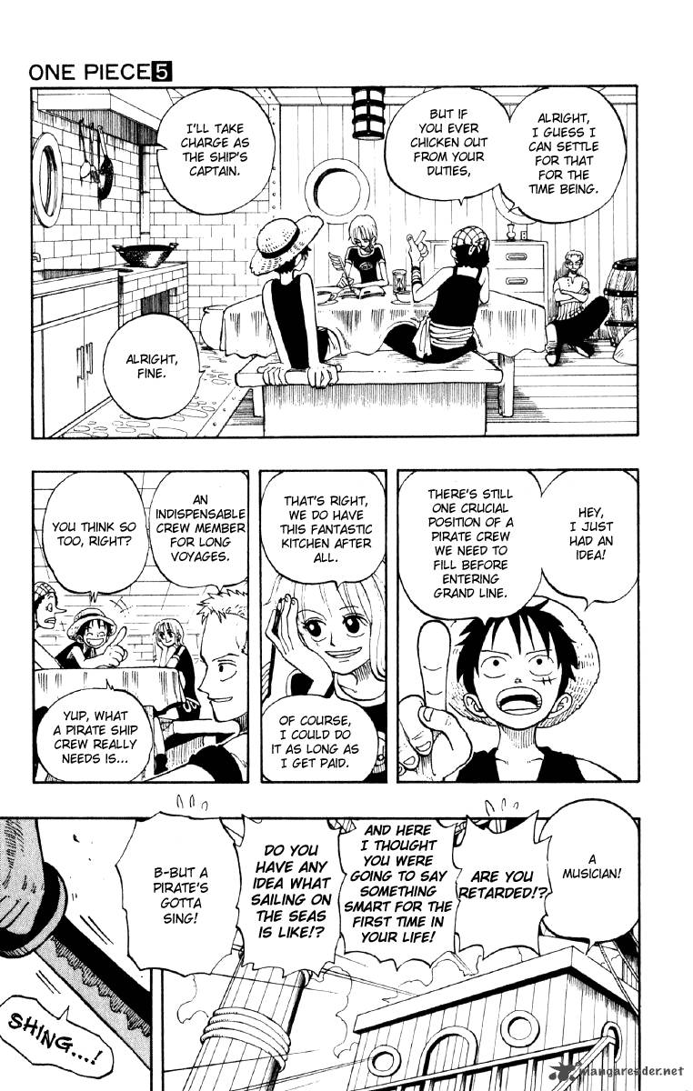One Piece Chapter 42 - Page 7 in English