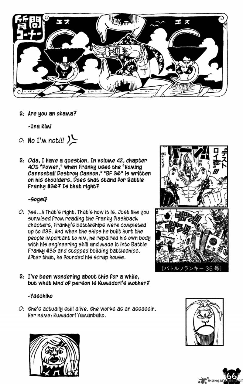 One Piece Chapter 422 - Page 19 in English