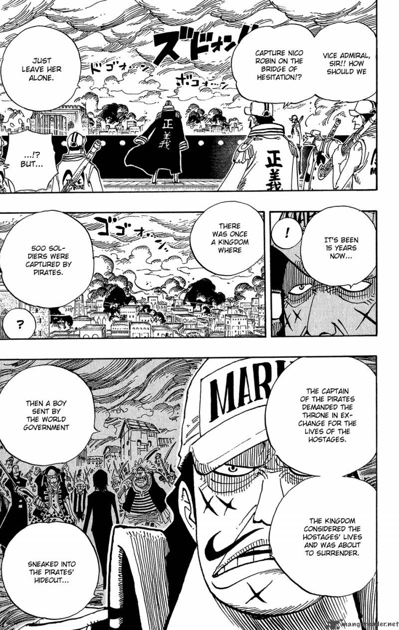 One Piece Chapter 422 - Page 3 in English