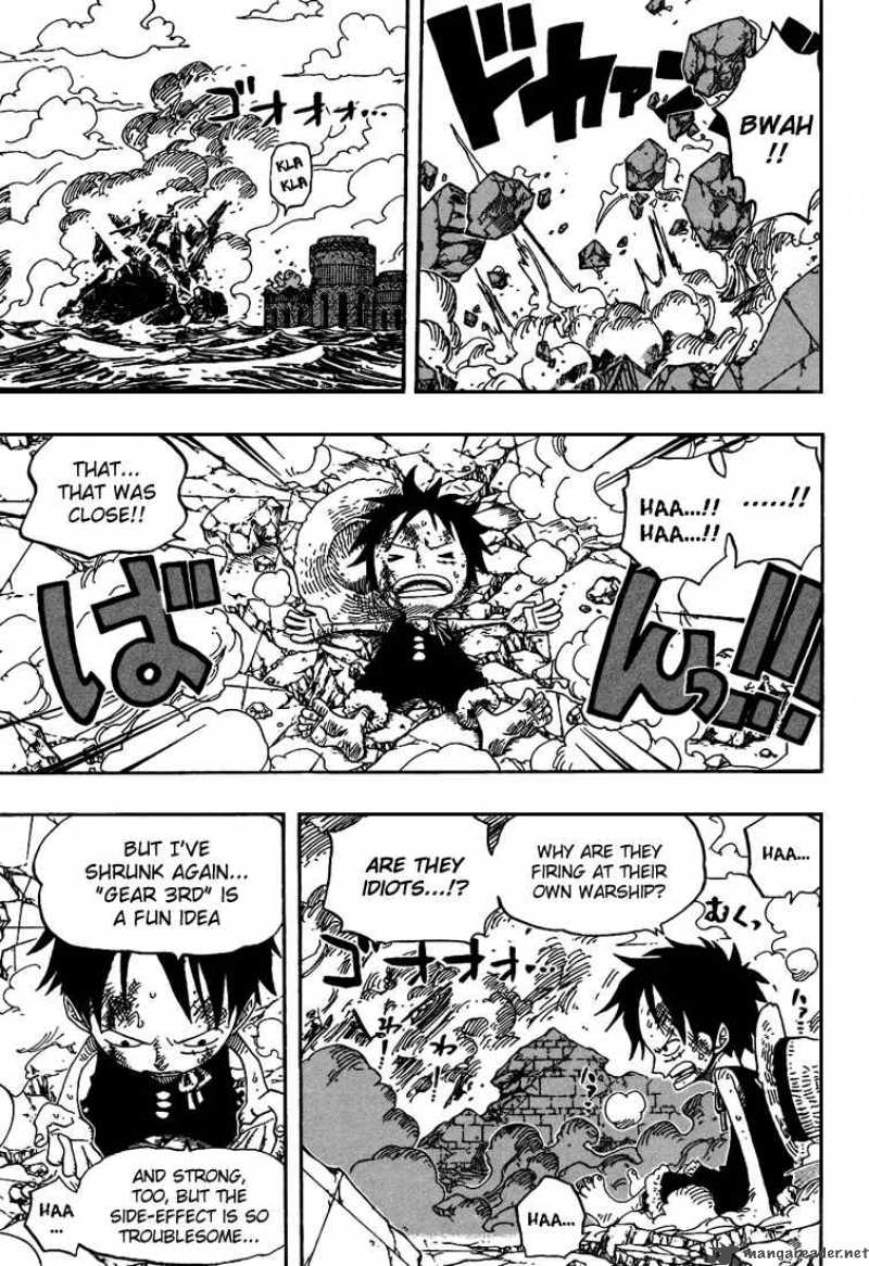 One Piece Chapter 423 - Page 3 in English