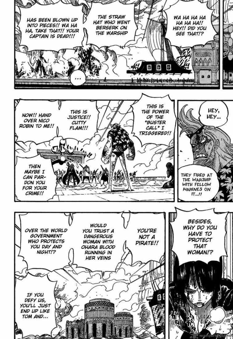One Piece Chapter 423 - Page 6 in English