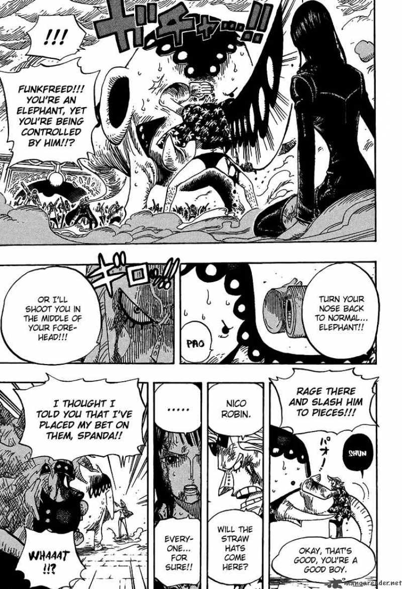 One Piece Chapter 423 - Page 9 in English