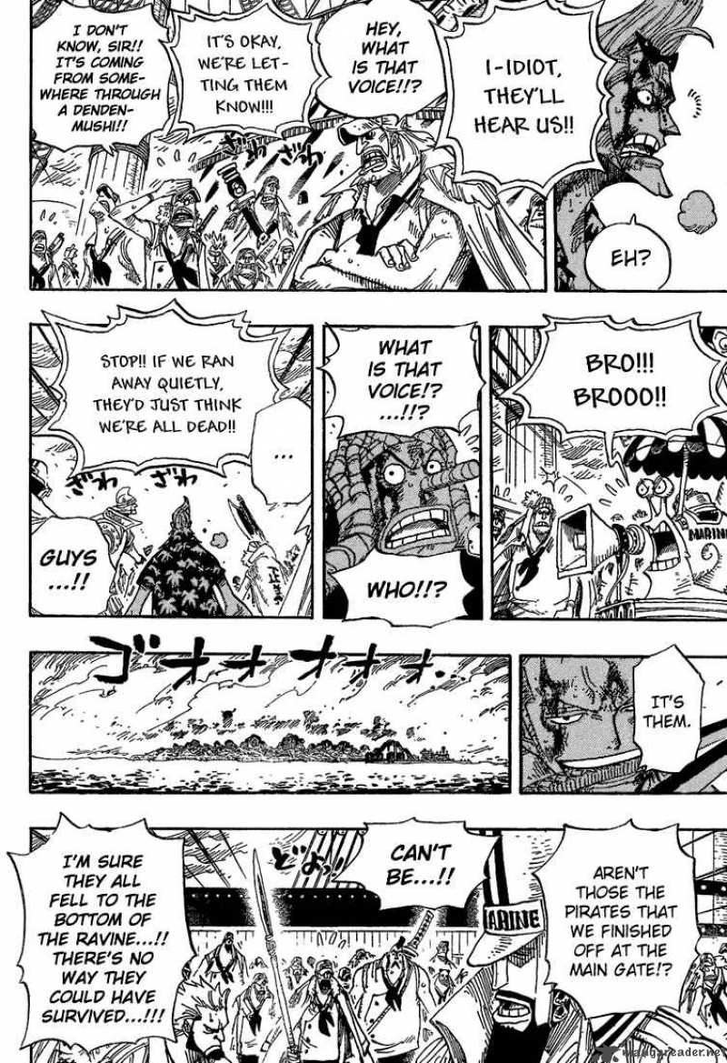 One Piece Chapter 428 - Page 4 in English