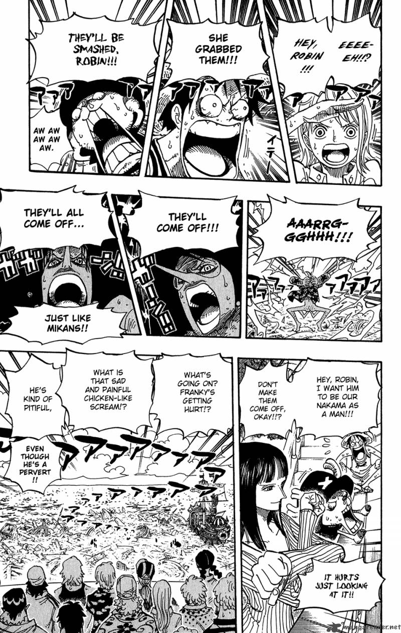 One Piece Chapter 437 - Page 5 in English