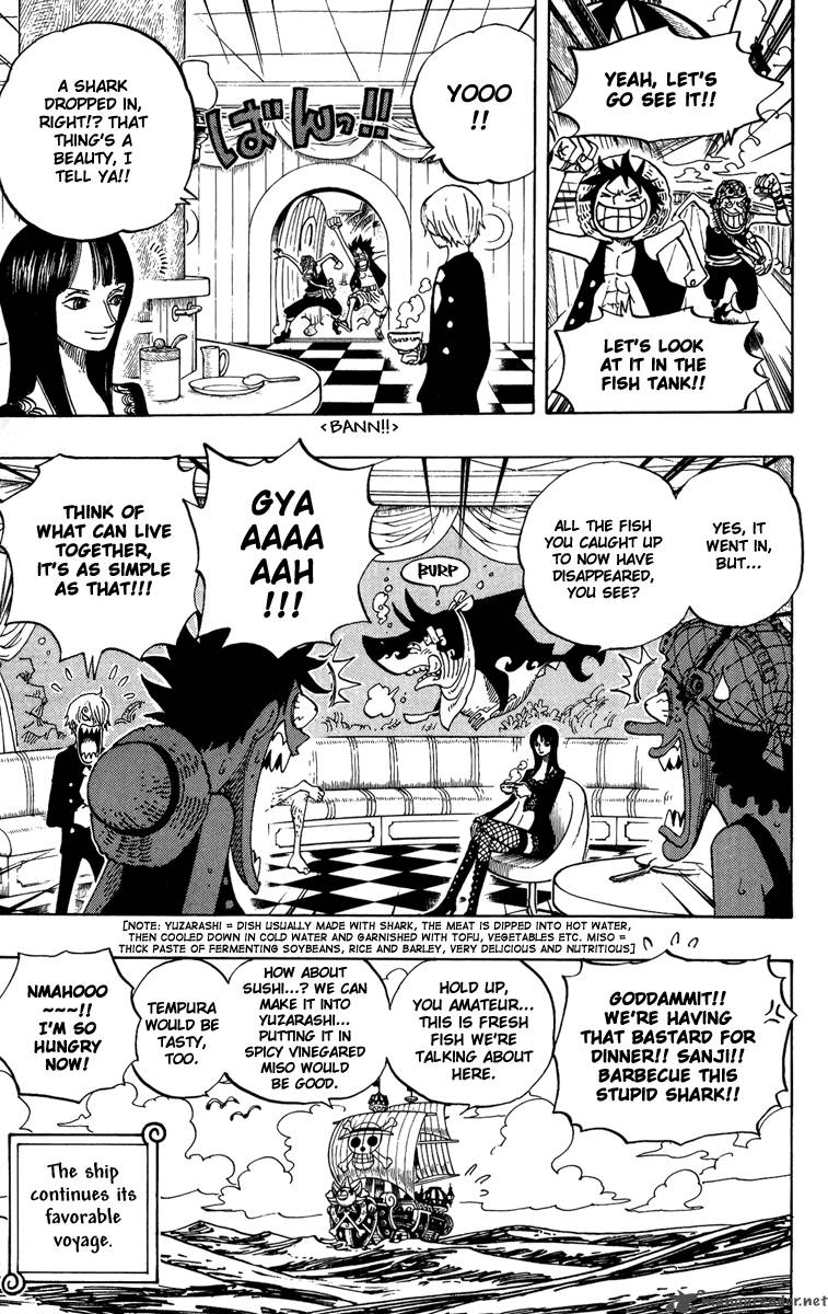 One Piece Chapter 442 - Page 3 in English