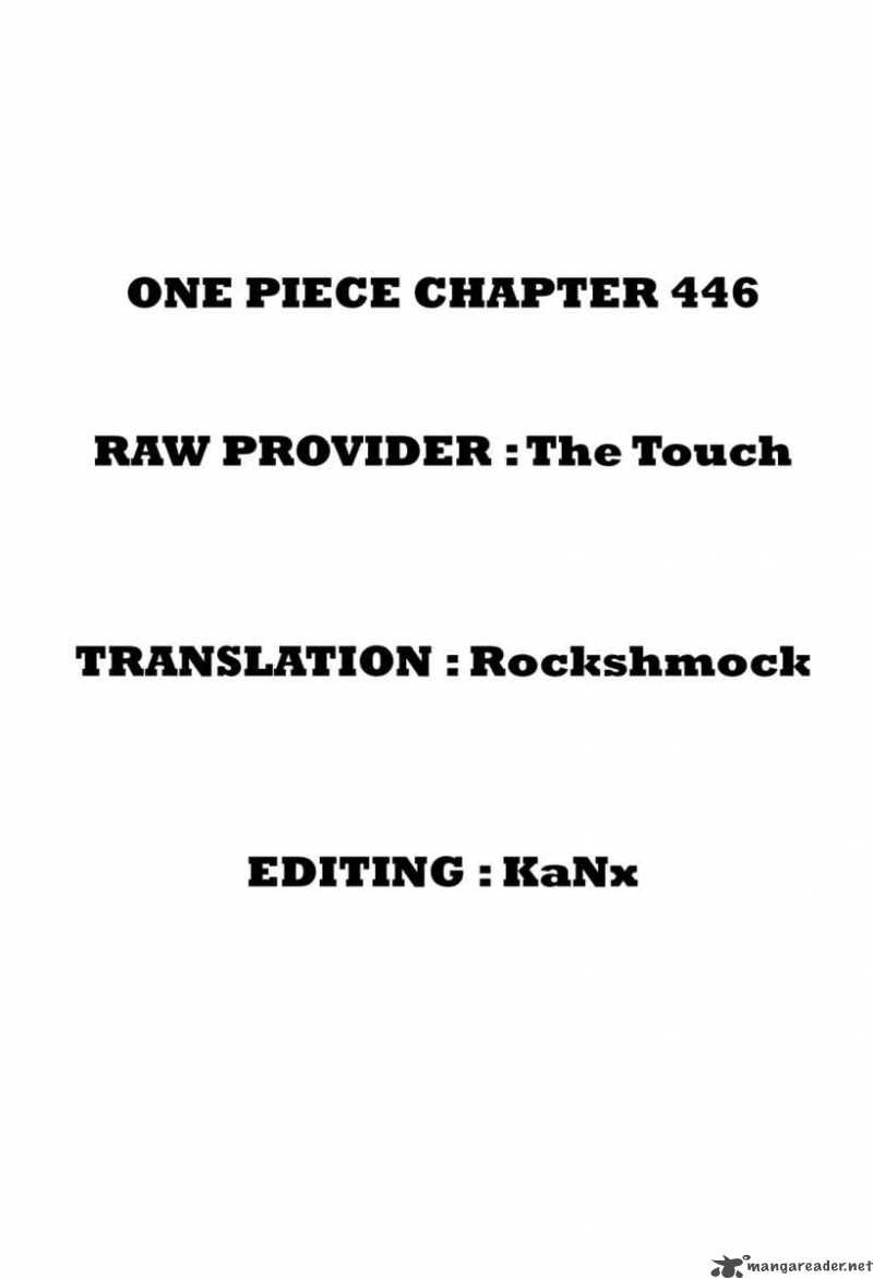 One Piece Chapter 446 - Page 19 in English
