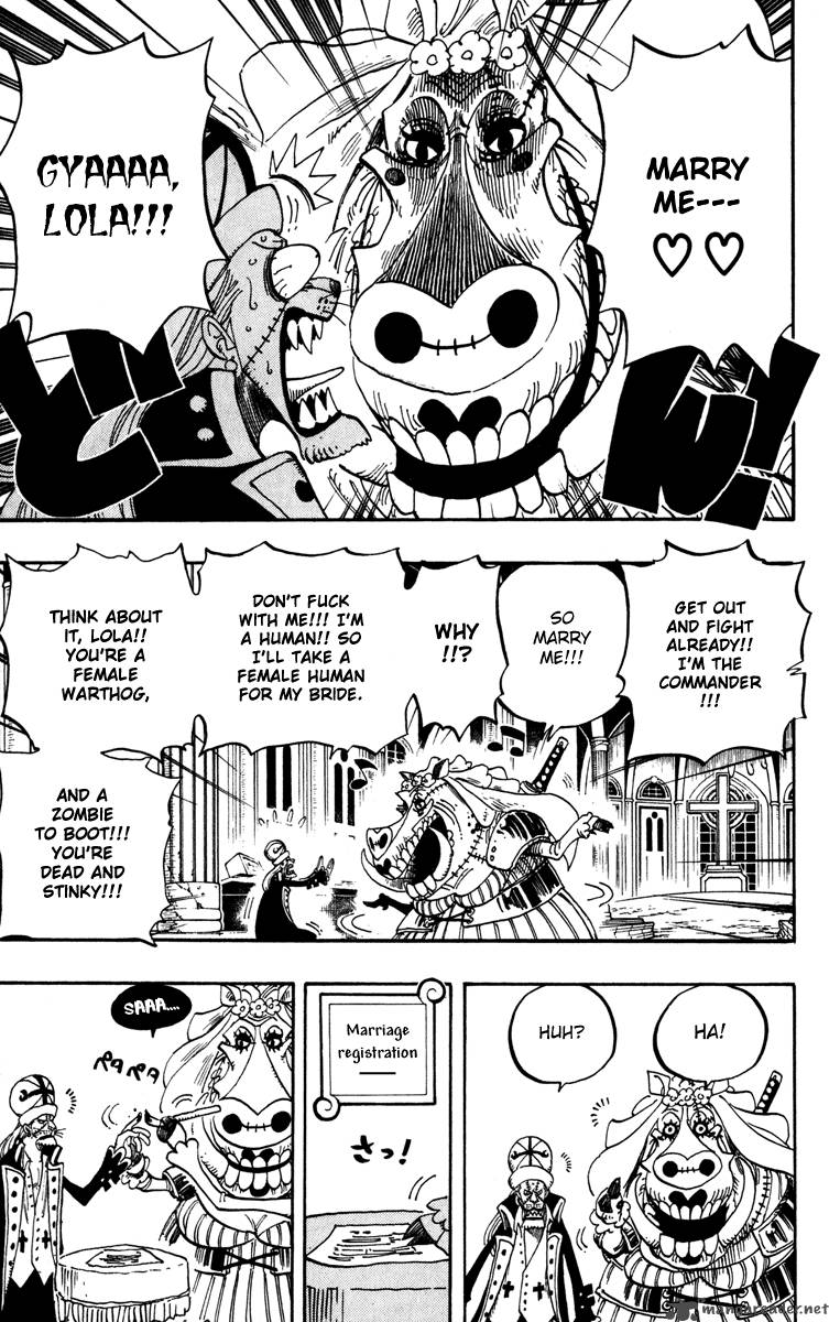 One Piece Chapter 451 - Page 3 in English