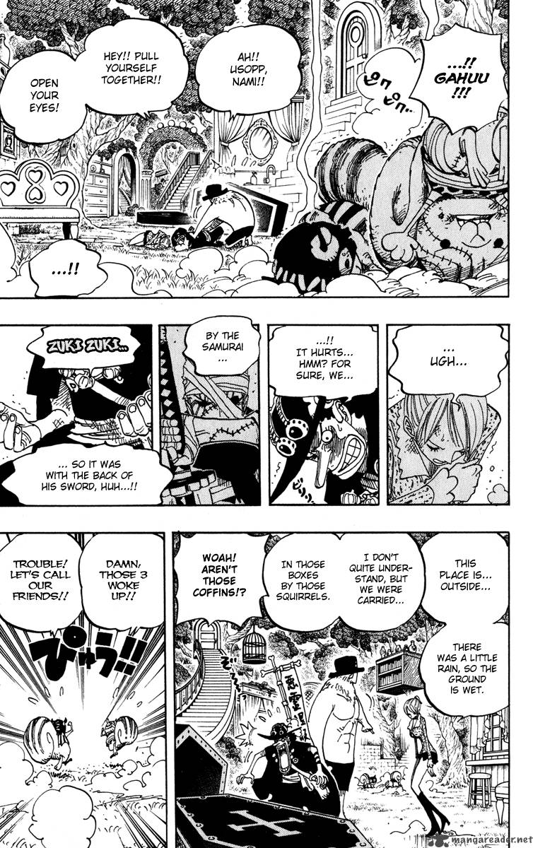 One Piece Chapter 451 - Page 9 in English
