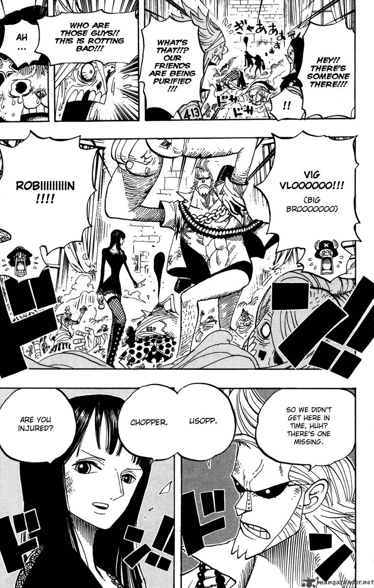 One Piece Chapter 457 - Page 19 in English