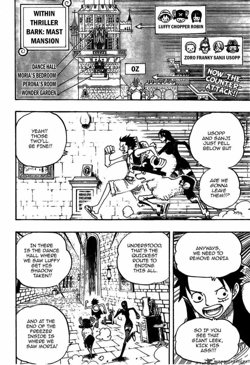 One Piece Chapter 461 - Page 3 in English