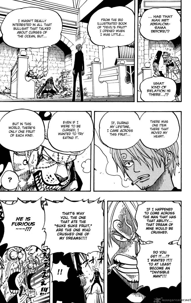 One Piece Chapter 464 - Page 7 in English