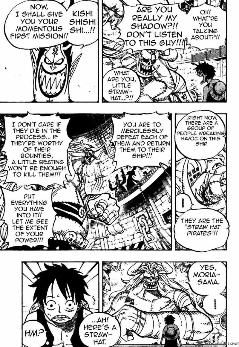One Piece Chapter 469 - Page 7 in English