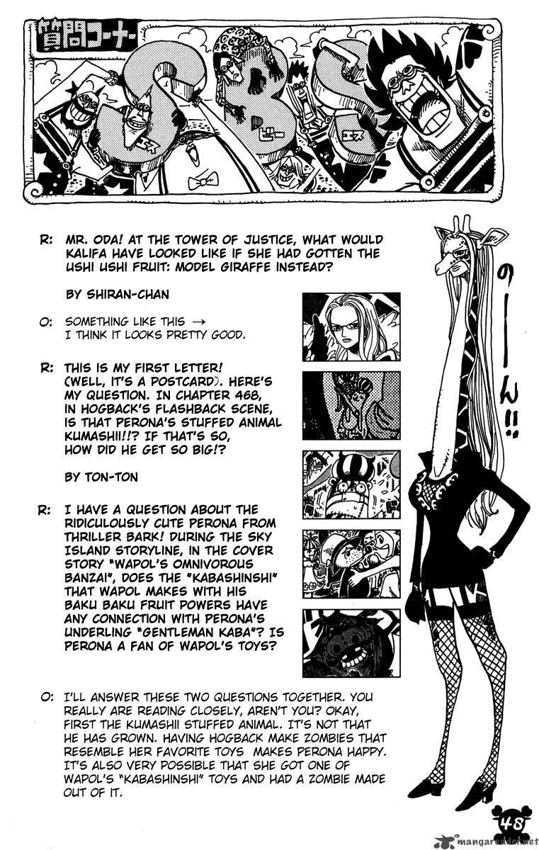 One Piece Chapter 472 - Page 18 in English