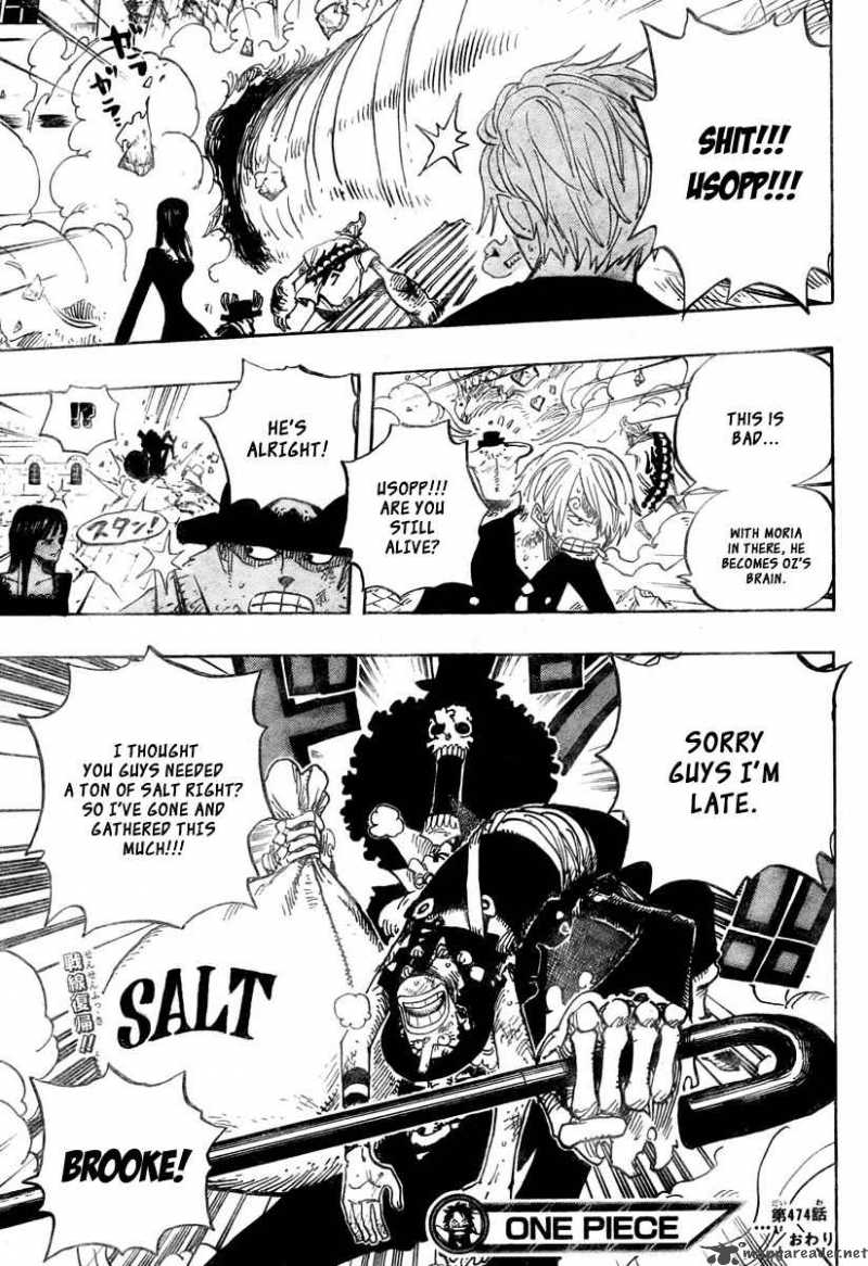 One Piece Chapter 474 - Page 18 in English