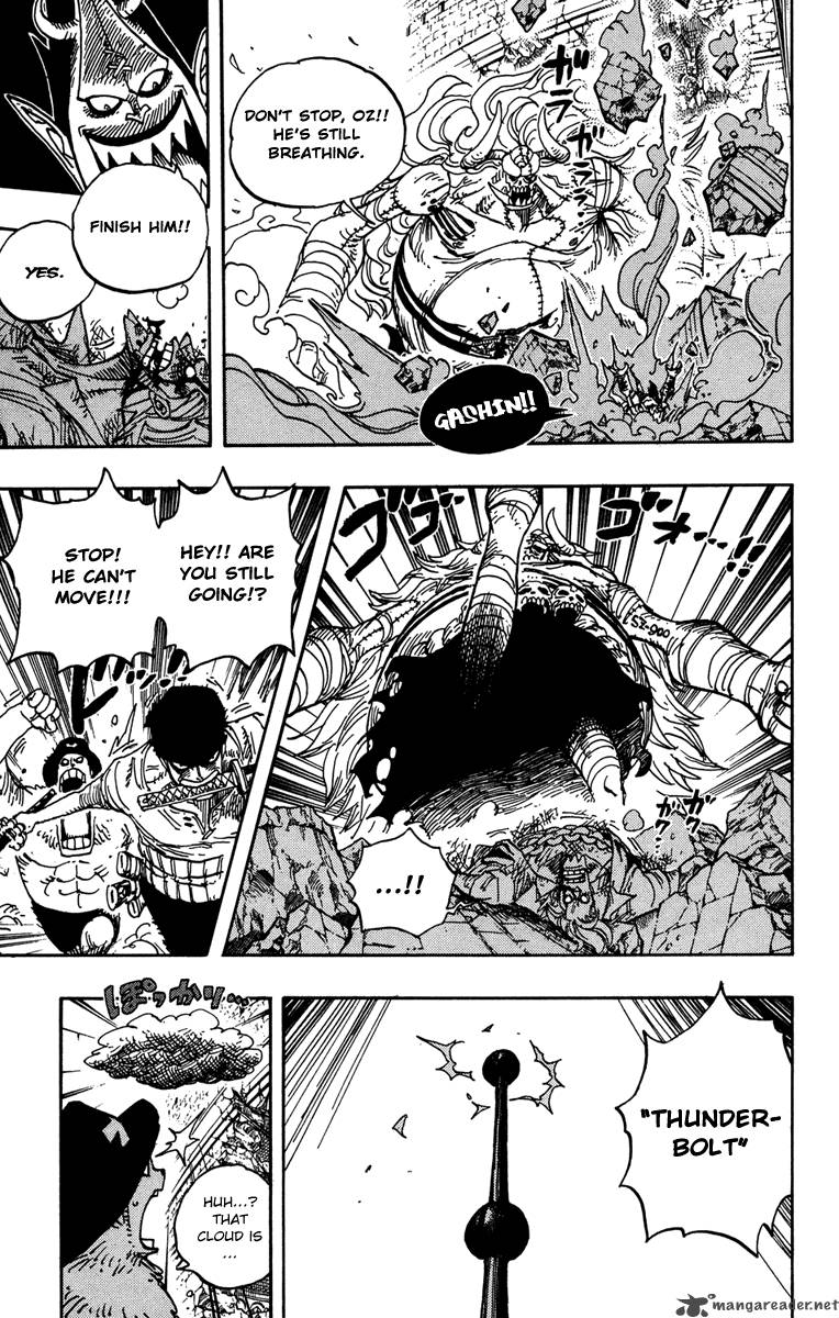 One Piece Chapter 475 - Page 13 in English