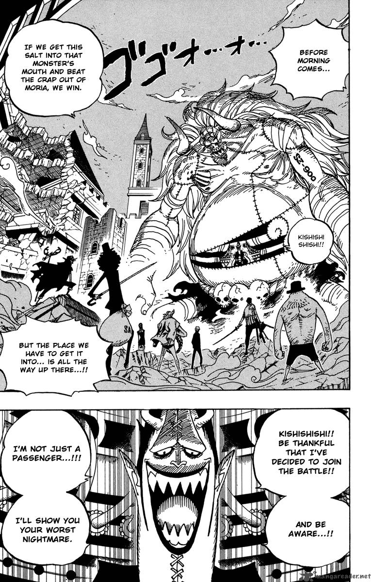 One Piece Chapter 475 - Page 3 in English