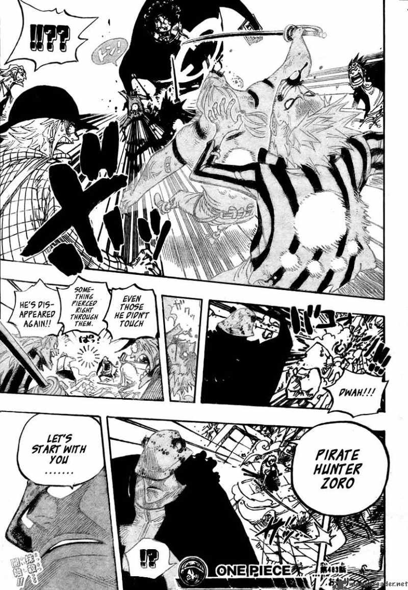 One Piece Chapter 483 - Page 19 in English