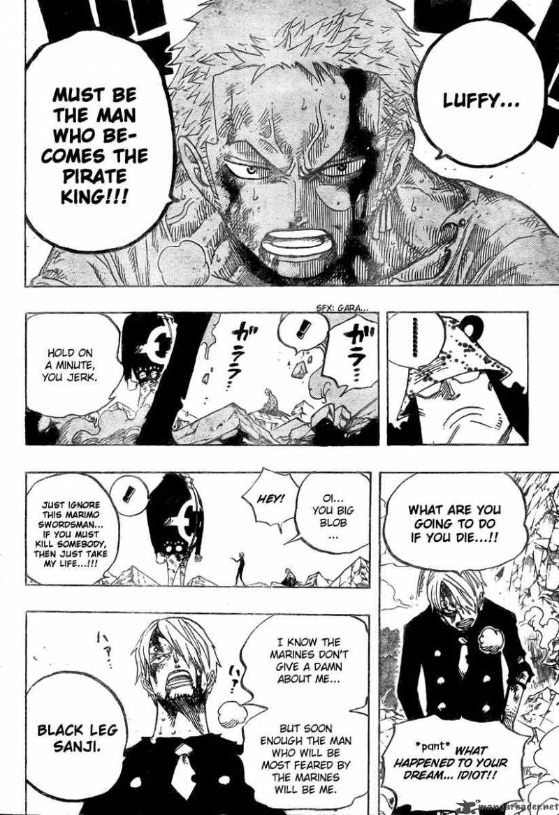 One Piece Chapter 485 - Page 12 in English