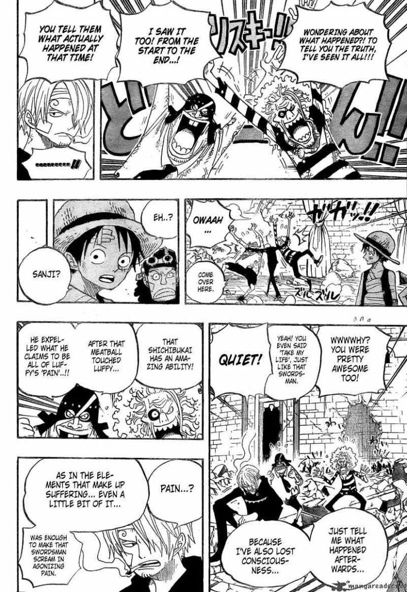 One Piece Chapter 486 - Page 8 in English