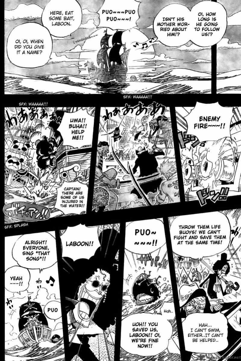 One Piece Chapter 487 - Page 4 in English