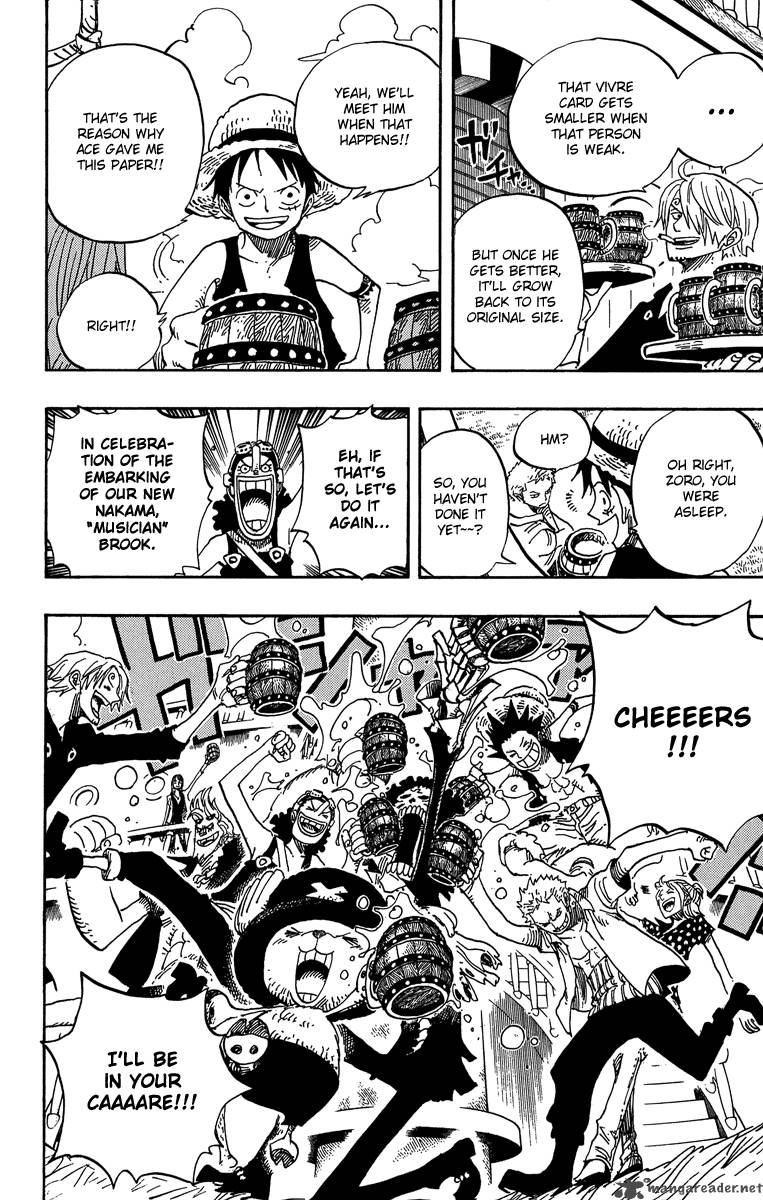 One Piece Chapter 490 - Page 6 in English