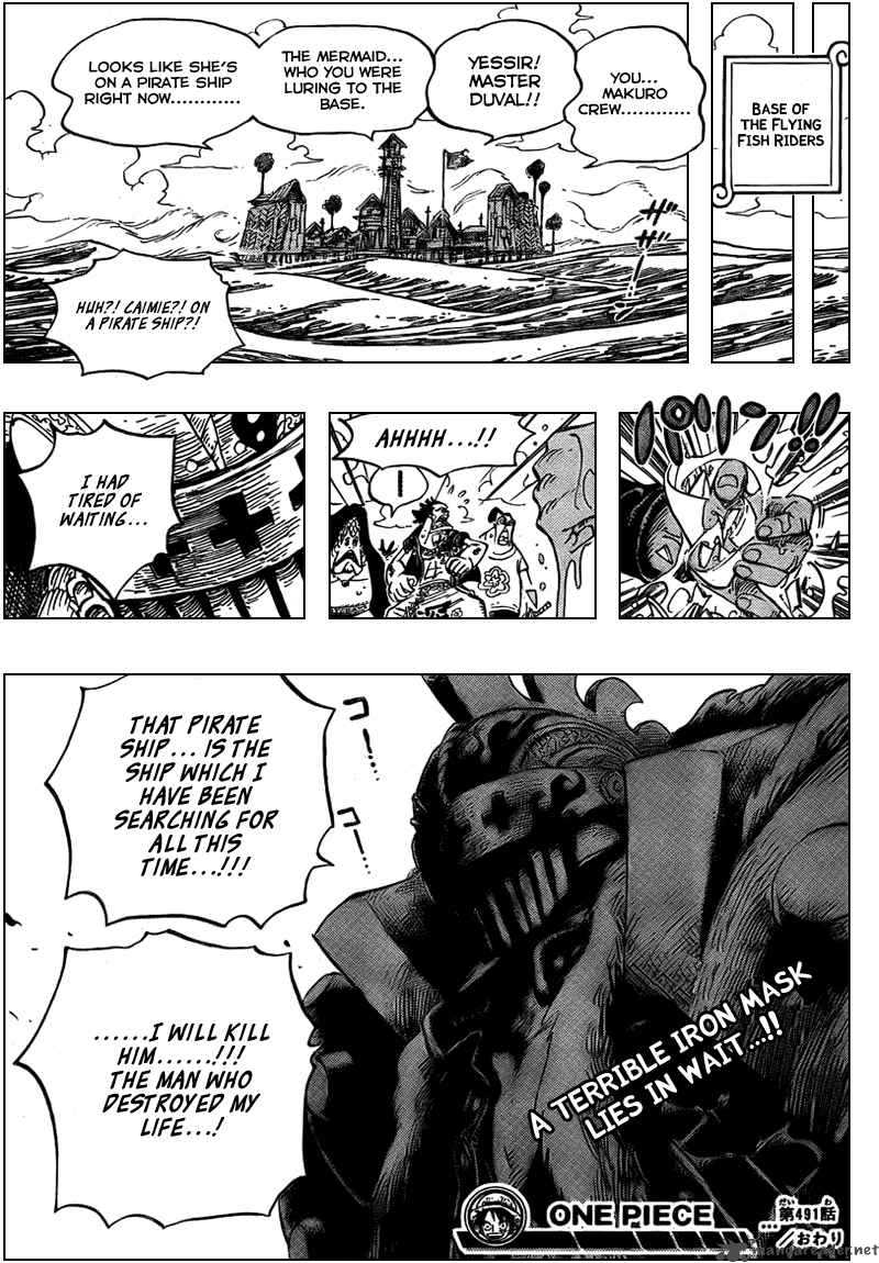 One Piece Chapter 491 - Page 19 in English