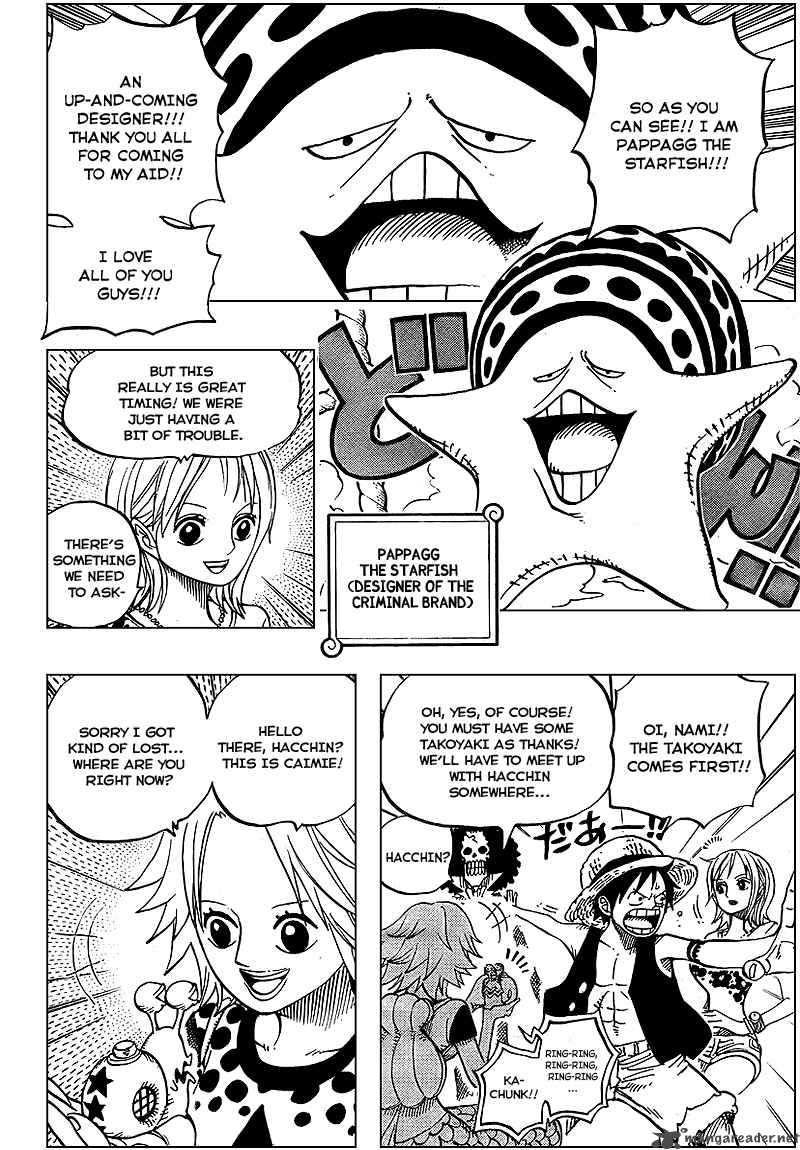 One Piece Chapter 491 - Page 6 in English